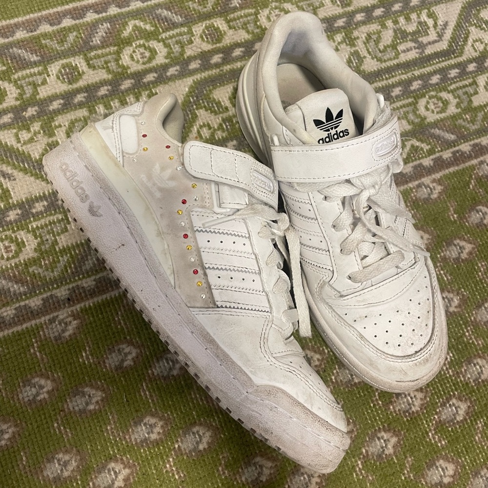 Adidas forum low bedazzled
